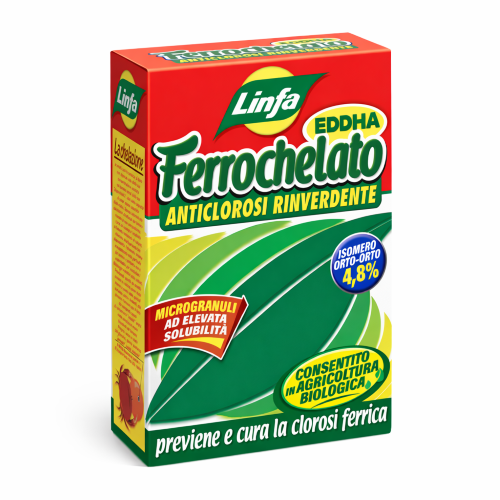 Linfa CHELATO DI FERRO Concime Rinverdente microgranulare anticlorosi 500 GR