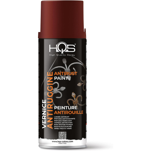 HQS ANTIRUST PRIMER ROSSA Fondo antiruggine protettivo metallo spray 400 ML ANTIRUGGINE ROSSA