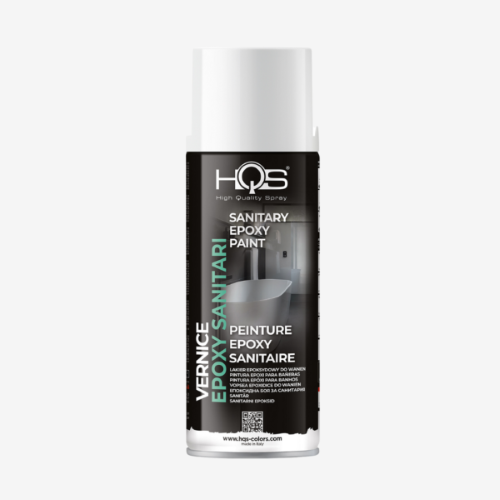 HQS SANITARY Vernice per Sanitari bianco spray 400 ML - immagine 2