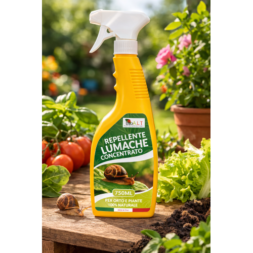 Bio A.L.T. REPELLENTE LUMACHE Concentrato spray naturale orto piante 750 ML - immagine 3