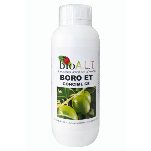 Bio A.L.T. BORO ET Concime Radicale Fogliare Olivo Vite Fioritura Allegagione 1 LT