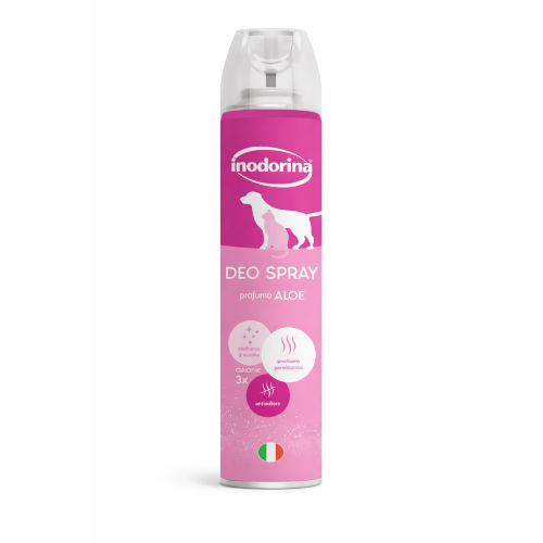 Inodorina DEO SPRAY ALOE Deodorante animali cani gatti profumato 300 ML Aloe
