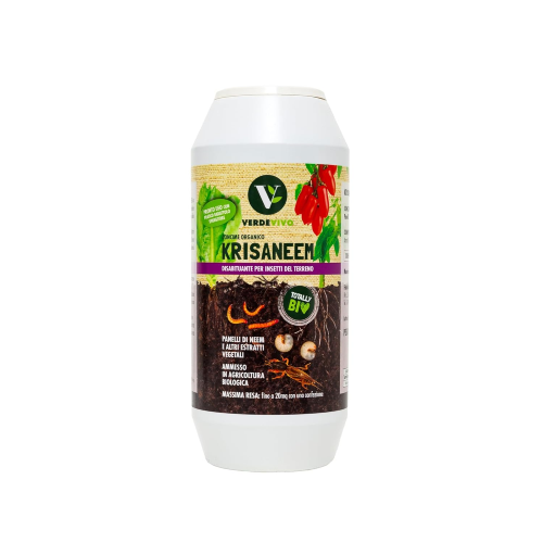 VerdeVivo KRISANEEM Disabituante Insetti Terreno Grillotalpa Crisantemo Neem 850 GR