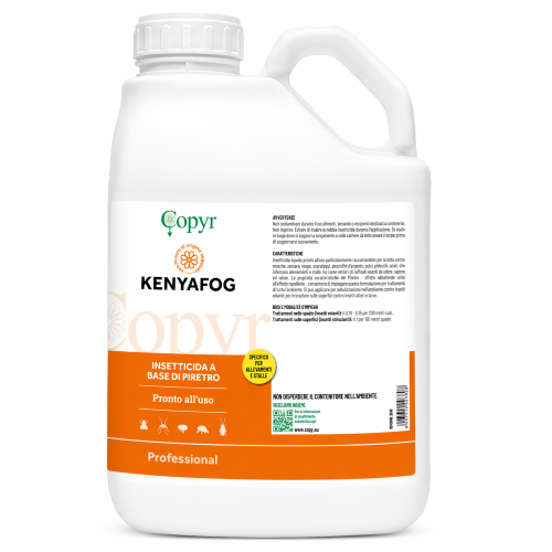 Copyr KENYAFOG Insetticida pronto uso piretro stalle allevamenti cavalli 5 LT
