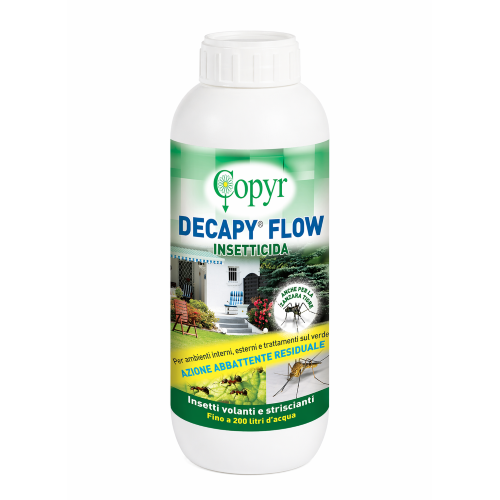 Copyr DECAPY FLOW Insetticida piretro deltametrina zanzare mosche 1 LT 1000 ml