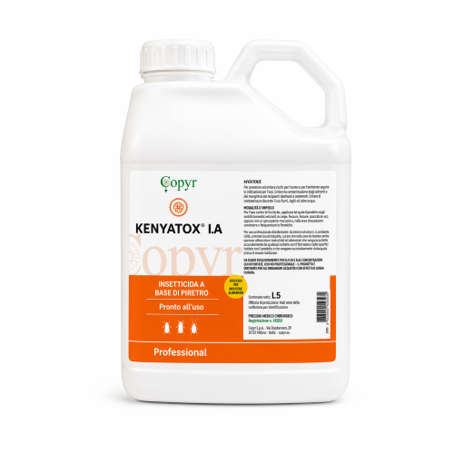 Copyr KENYATOX I.A. Insetticida industria alimentare piretro cucina mense 5 LT