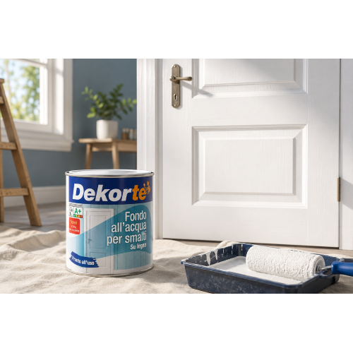 Dekorte' FONDO ALL'ACQUA Per Smalti su Legno riempitiva opaca pronto uso 500 ML - immagine 5