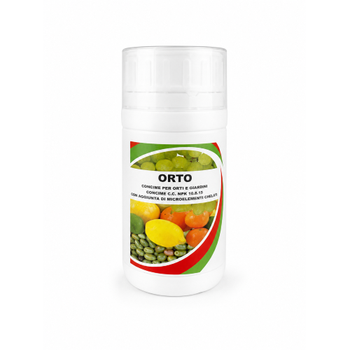 Bio ALT ORTO Concime fogliare NPK 10.8.15 con microelementi chelati 250 ML