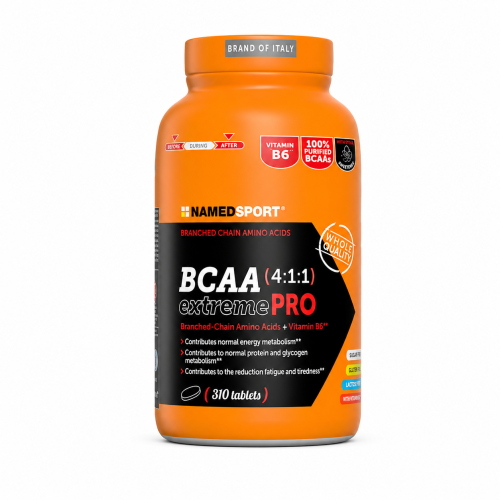 NamedSport BCAA 4:1:1 Extreme Pro Amminoacidi Ramificati + Vitamina B6 (310 Tabs) 310 Tabs
