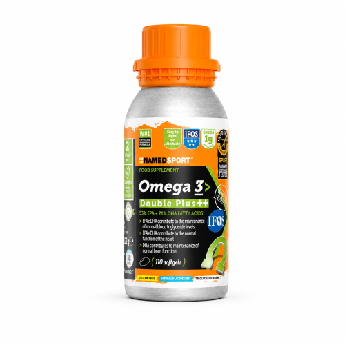 NamedSport OMEGA 3 Double Plus Gluten Free Acidi Grassi 56% EPA + 23% DHA 110 Softgel 110 Softgels
