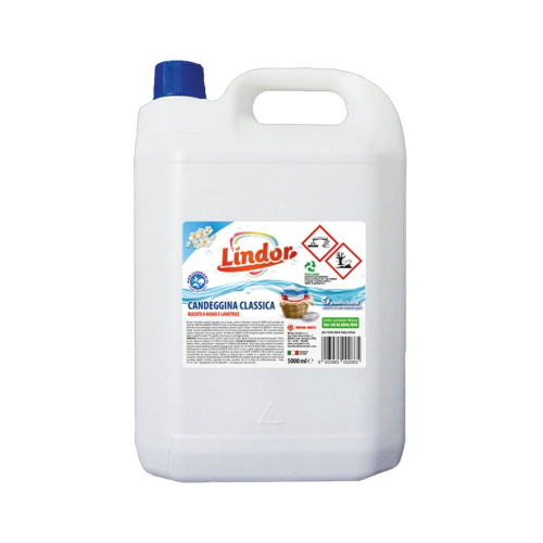 Lindor CANDEGGINA CLASSICA Igienizzante Smacchia Sbianca Bucato Lavatrice 5 LT