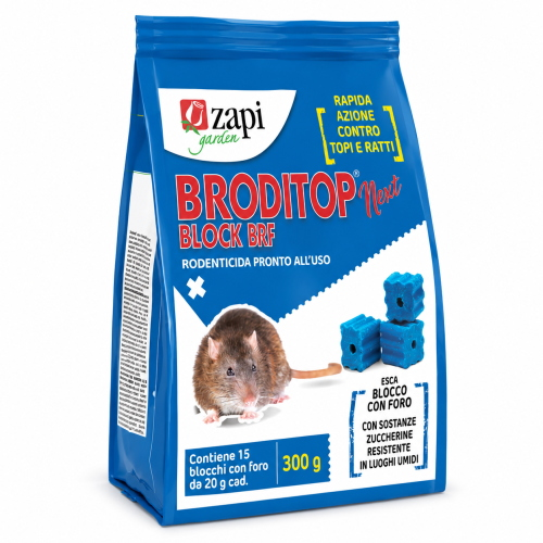 Zapi BRODITOP NEXT BLOCK BRF Topicida pronto uso 25 blocchi 300 GR - immagine 2