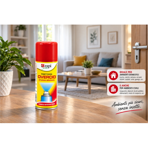 Zapi OVERCID Insetticida Deltametrina acaricida autosvuotante 150 ML - immagine 4