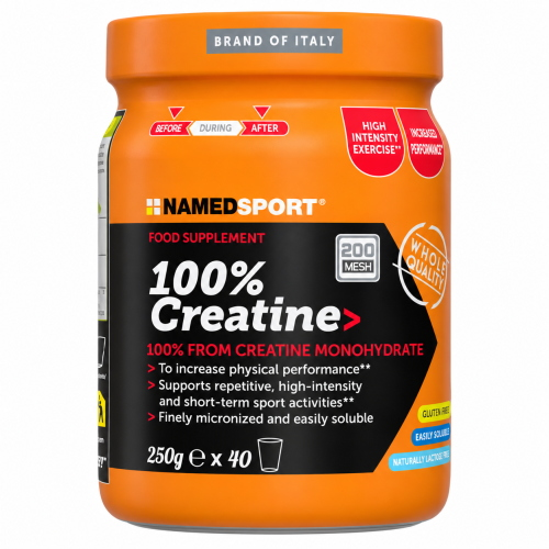 NamedSport 100% CREATINE Integratore Prestazione fisica 250 GR
