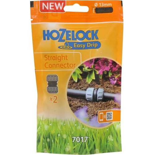 Hozelock - 7017 RACCORDO CONNETTORE Manicotto giardino irrigazione 2 pezzi - immagine 4