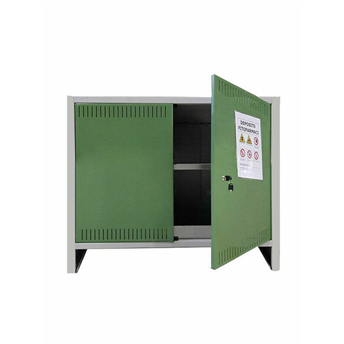 ARMADIO METALLO FITOFARMACI FITOSANITARI PESTICIDI OMOLOGATO 100X40X80 cm. 100x40x80 h