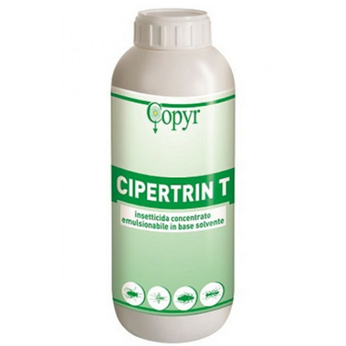 Copyr CIPERTRIN T Insetticida Cipermetrina Tetrametrina zanzare scarafaggi 1 LT 1 LITRO